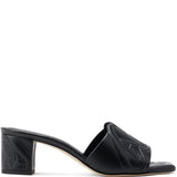 Alexander McQueen seal leather mules