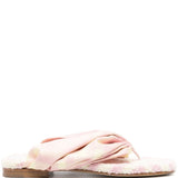 Burberry check thong sandals