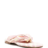 Burberry check thong sandals