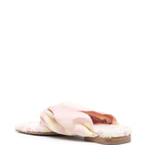 Burberry check thong sandals