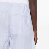 Filippa K Light Blue Striped Shorts