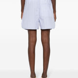 Filippa K Light Blue Striped Shorts