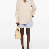 Filippa K Light Blue Striped Shorts