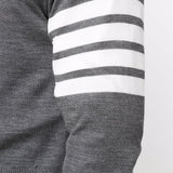 Thom Browne Grey Four Bar Cardigan