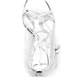 Alexander McQueen Twisted Armadillo 95mm patent sandals