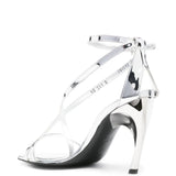Alexander McQueen Twisted Armadillo 95mm patent sandals