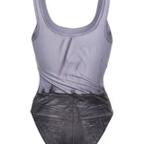 Acne Studios Black Ribbed Swimsuit