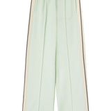 Palm Angels Green Wide Leg Trousers