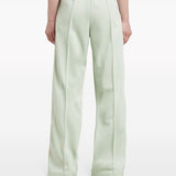 Palm Angels Green Wide Leg Trousers