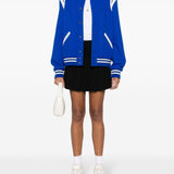 Palm Angels Black Monogram Pleated Skirt