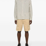 JACQUEMUS Beige Mid Rise Shorts
