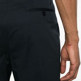 Etro Navy Blue Pegaso Motif Chinos