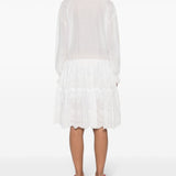 Ermanno Scervino Off White Embroidered Dress