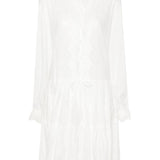 Ermanno Scervino Off White Embroidered Dress