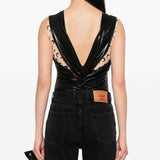 Marine Serre Bodysuit with Moon print