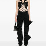 Marine Serre Bodysuit with Moon print