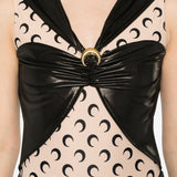 Marine Serre Bodysuit with Moon print