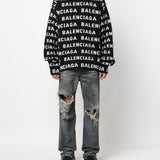 Balenciaga logo sweater