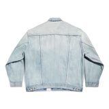 Balenciaga Denim jacket with flap pockets and drop shoulder