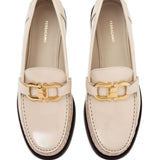 Ferragamo Gancini leather loafers