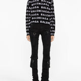 Balenciaga Logo wool sweater