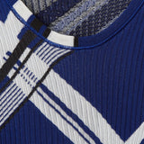 Burberry check-print silk dress