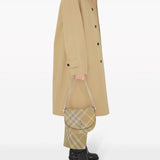Burberry check-print tailored wool trousers