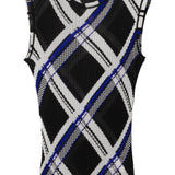 Burberry checked silk top