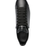 Alexander McQueen Black White Colour-Block Sneakers