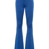 Bally Blue Knitted Jacquard Flared Trousers