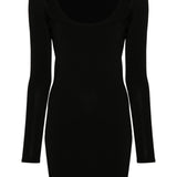 Saint Laurent Décolleté Mini Dress