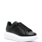 Alexander McQueen Black Leather Sneakers
