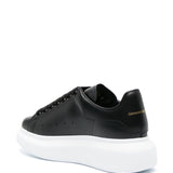 Alexander McQueen Black Leather Sneakers