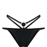 Versace Medusa-plaque strappy bikini bottoms