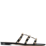 Valentino Garavani Rockstud Low Slide Sandal in Calfskin