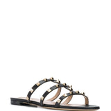 Valentino Garavani Rockstud Low Slide Sandal in Calfskin
