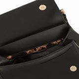 Dolce And Gabbana Black Leopard Handbag