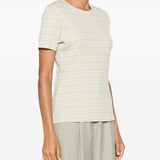 Filippa K Forest Green Striped Tee