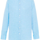 FINAMORE 1925 NAPOLI Shirts Clear Blue