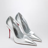Christian Louboutin Miss Z pumps in silver laminated nappa leather