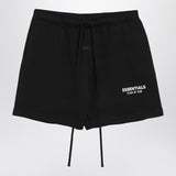Fear of God Essentials Black shorts with logo