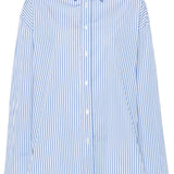 Finamore Blue Striped Long Sleeve Shirt