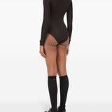 Maison Margiela Black High Neck Bodysuit