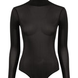 Maison Margiela Black High Neck Bodysuit