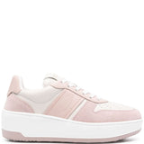 Tod's Pink Round Toe Sneakers
