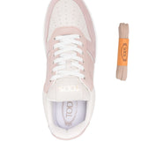 Tod's Pink Round Toe Sneakers