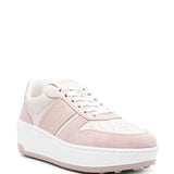 Tod's Pink Round Toe Sneakers