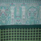 Pierre Louis Mascia Green Silk Scarf