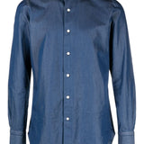 FINAMORE 1925 NAPOLI Shirts Blue