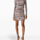 Missoni Powder Pink Striped Knit Dress